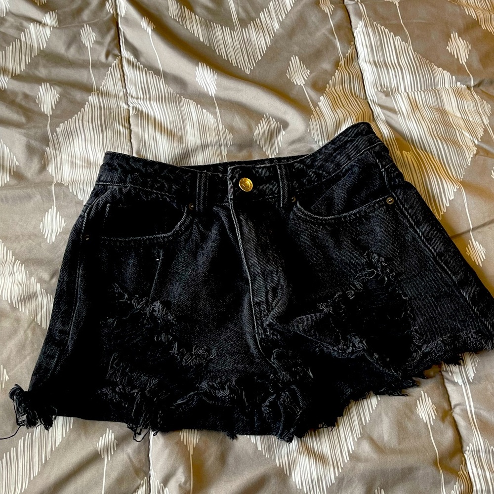 Denim shorts